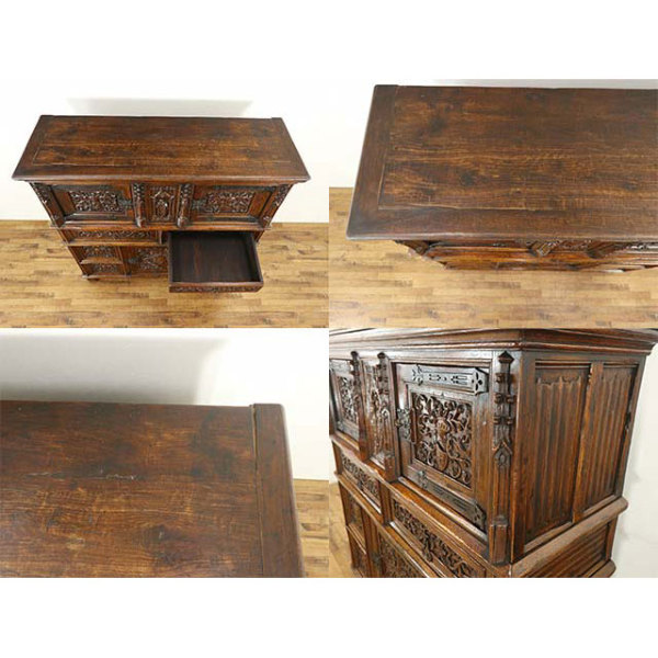 1910年頃 オーク材 フランス アンティーク・キャビネット antique64704