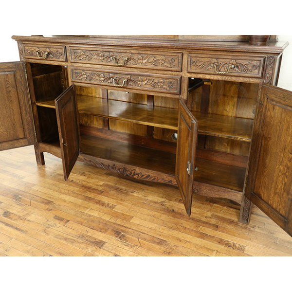 1920年頃 オーク材 フランス アンティーク・キャビネット