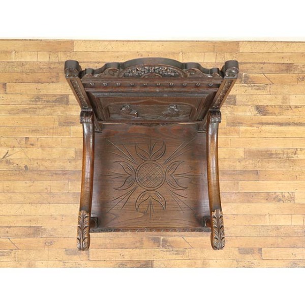 1900年頃 チェスナット材 フランス アンティーク・チェア