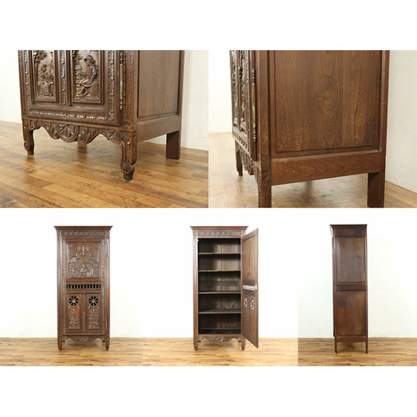 1900年頃 チェスナット材 フランス アンティーク・キャビネット