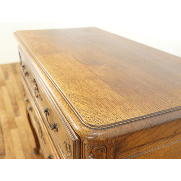 カービング　アンティークテイスト　クラシックチェスト 1920年頃 オーク材 フランス アンティーク・チェスト antique64866