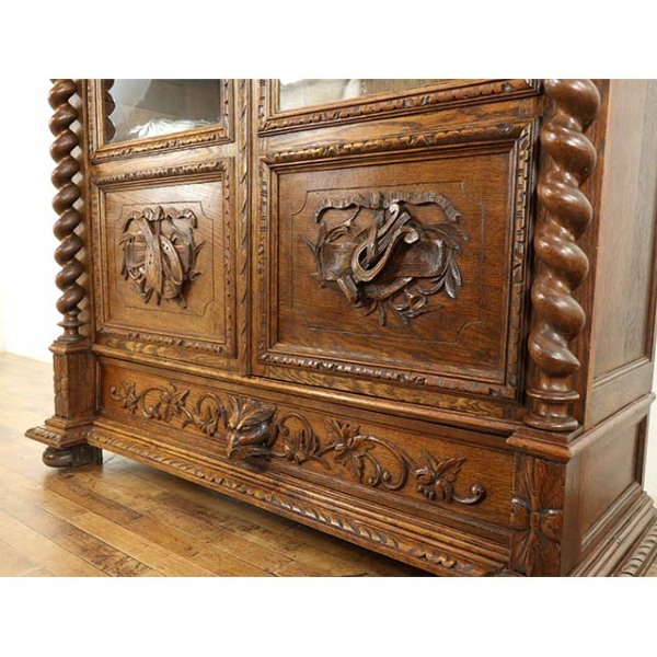 1900年頃 オーク材 フランス アンティーク・キャビネット antique64893