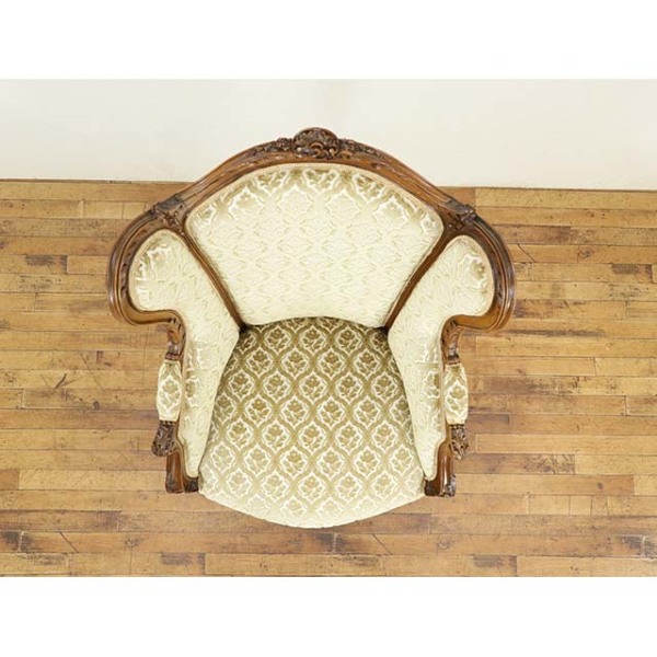 1900年頃 ウォールナット材 フランス アンティーク・ソファ