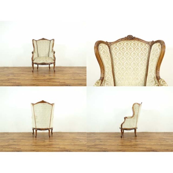 1900年頃 ウォールナット材 フランス アンティーク・ソファ