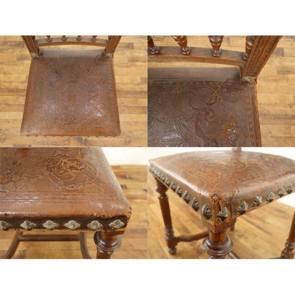 1920年頃 オーク材 フランス アンティーク・チェア antique64899a 新着