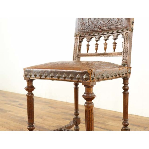 アンティークチェア フランスアンティーク 1920年頃 オーク材 フランス アンティーク・チェア antique64899a 新着