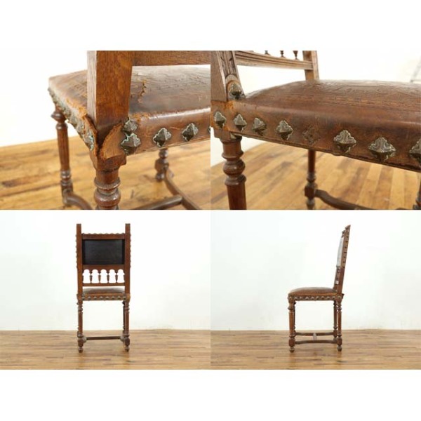 1920年頃 オーク材 フランス アンティーク・チェア antique64899a 新着
