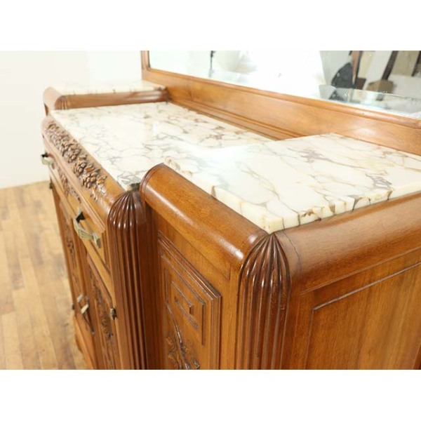 1920年頃 ウォールナット材 フランス アンティーク・キャビネット