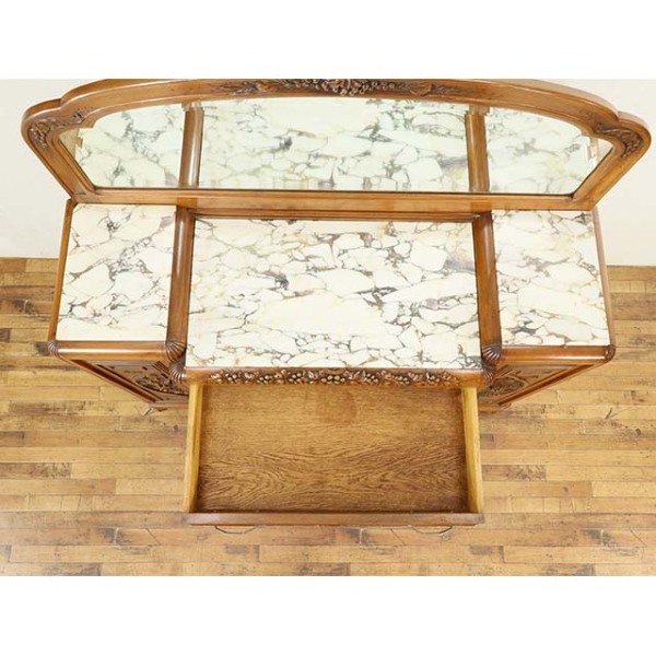 1920年頃 ウォールナット材 フランス アンティーク・キャビネット