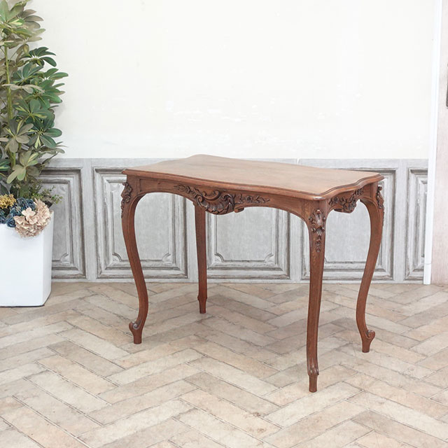 フランス アンティーク サイドテーブル 1910年頃 オーク材 フランス アンティーク・サイドテーブル