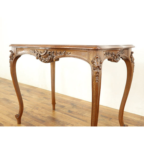 1910年頃 オーク材 フランス アンティーク・サイドテーブル