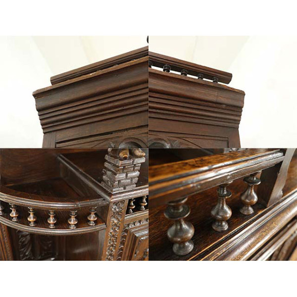 1880年頃 オーク材 フランス アンティーク・キャビネット antique65065