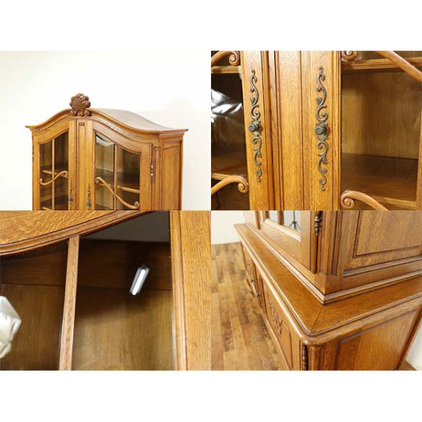 1930年頃 オーク材 フランス アンティーク・キャビネット antique65076
