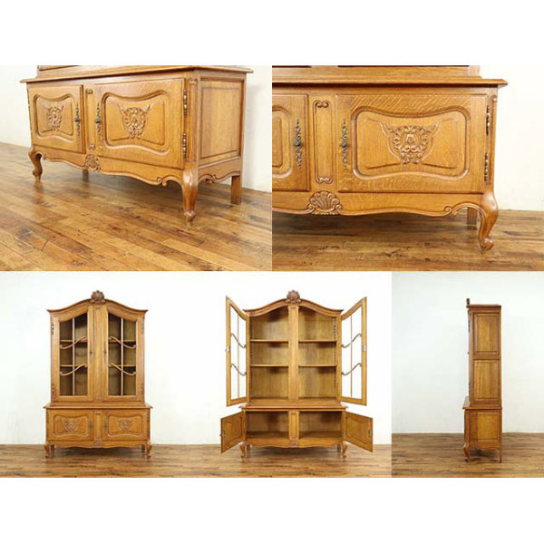 1930年頃 オーク材 フランス アンティーク・キャビネット antique65076