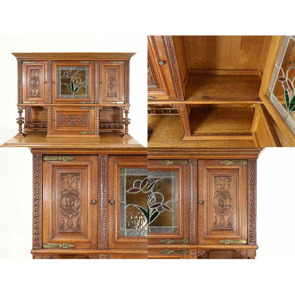1910年頃 オーク材 フランス アンティーク・キャビネット antique65092