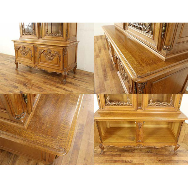 1920年頃 オーク材 フランス アンティーク・キャビネット