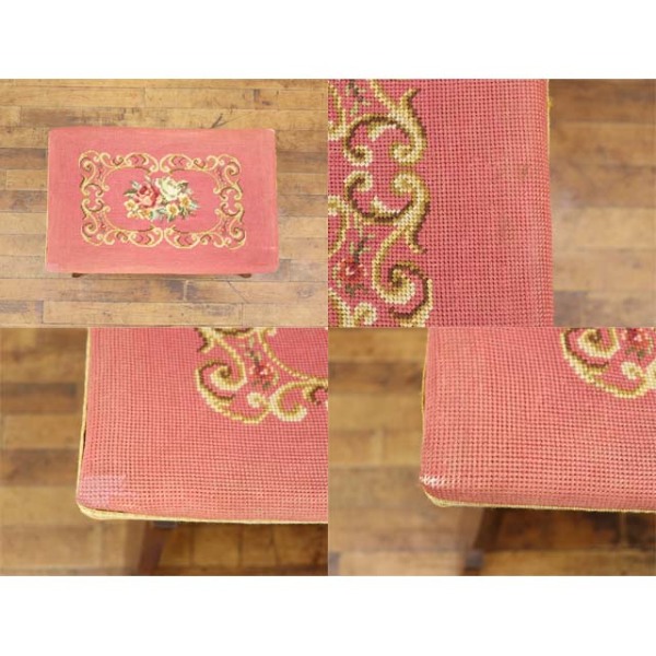 1940年頃 オーク材 フランス アンティーク・スツール antique65156