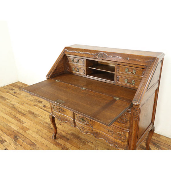 1910年頃 オーク材 フランス アンティーク・ビューロー antique65172
