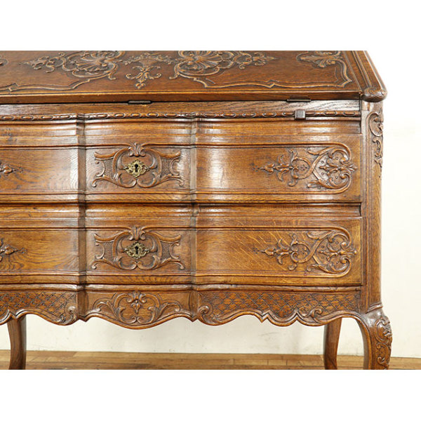 1910年頃 オーク材 フランス アンティーク・ビューロー antique65172
