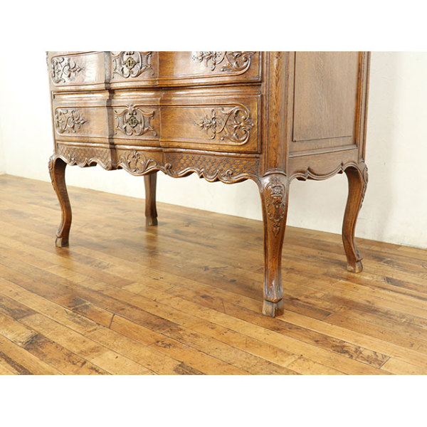1910年頃 オーク材 フランス アンティーク・ビューロー antique65172