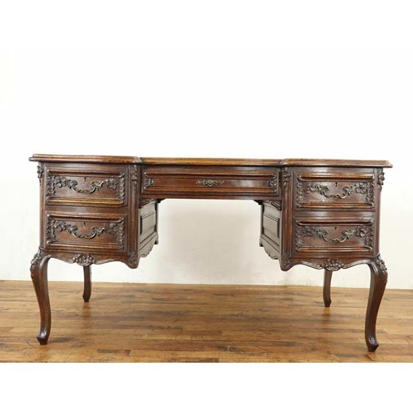 1910年頃 オーク材 フランス アンティーク・デスク antique65236 新着