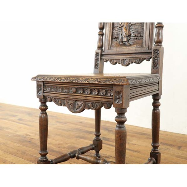 1910年頃 チェスナット材 フランス アンティーク・チェア