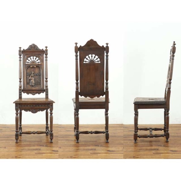 1910年頃 チェスナット材 フランス アンティーク・チェア