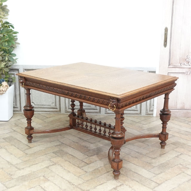 フランスアンティーク オーク ダイニングテーブル フランス アンティーク オーク材 ダイニングテーブル | MANSIKKA