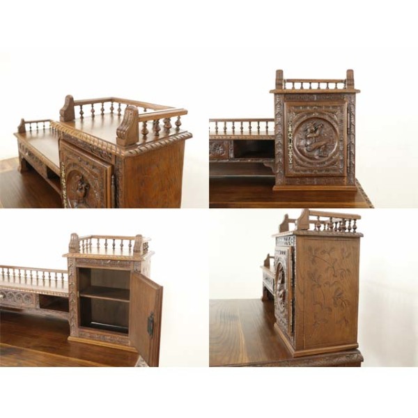 1910年頃 チェスナット材 フランス アンティーク・デスク antique65273