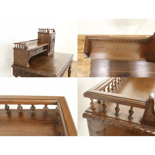 1910年頃 チェスナット材 フランス アンティーク・デスク antique65273