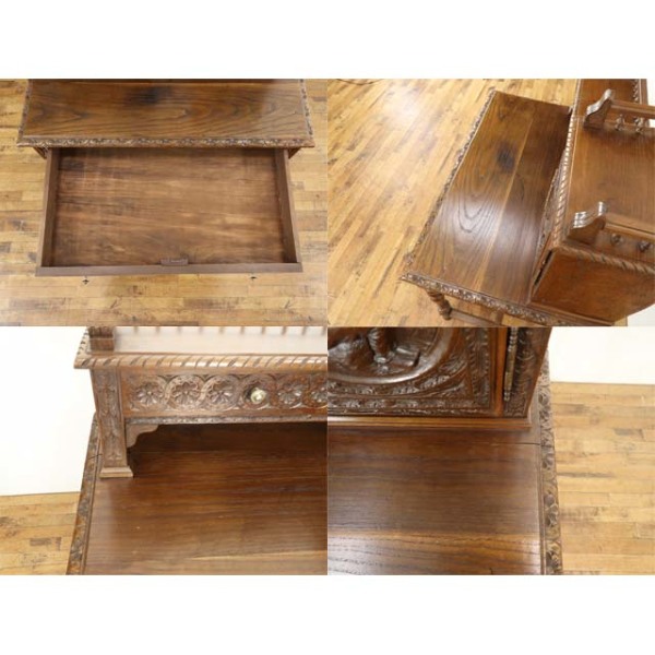 sawaco 1900～1910年頃フランスアンティーク フォールディング 1910年頃 チェスナット材 フランス アンティーク・デスク antique65273