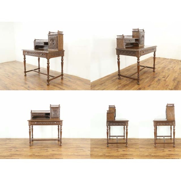 1910年頃 チェスナット材 フランス アンティーク・デスク antique65273