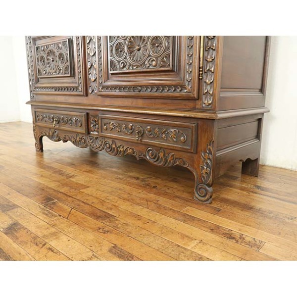 1920年頃 チェスナット材 フランス アンティーク・キャビネット