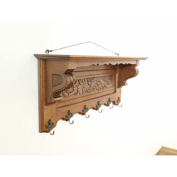 フランス アンティーク ウォールハンガー フック ラック ハット