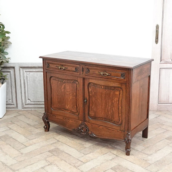 1920年頃 オーク材 フランス アンティーク・キャビネット antique65331