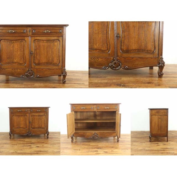 1920年頃 オーク材 フランス アンティーク・キャビネット antique65331