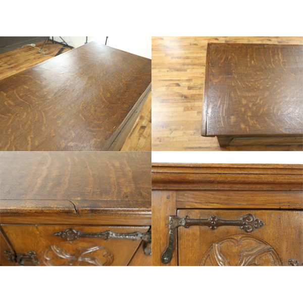 1930年頃 オーク材 フランス アンティーク・キャビネット antique65332