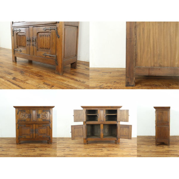 1930年頃 オーク材 フランス アンティーク・キャビネット antique65332