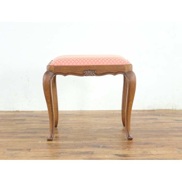 1930年頃 オーク材 フランス アンティーク・スツール antique65334b