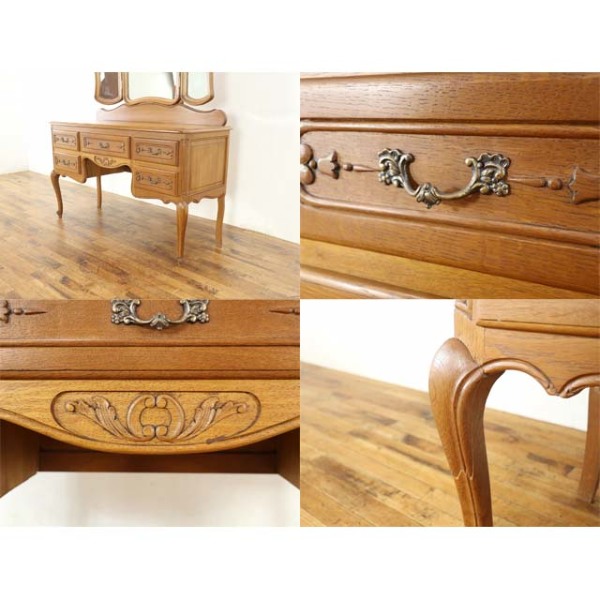 1930年頃 オーク材 フランス アンティーク・ドレッサー antique65335