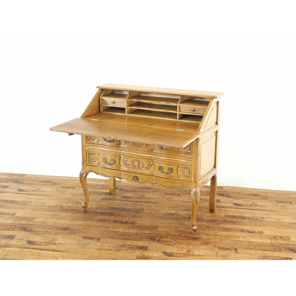1930年頃 オーク材 フランス アンティーク・ビューロー antique65339