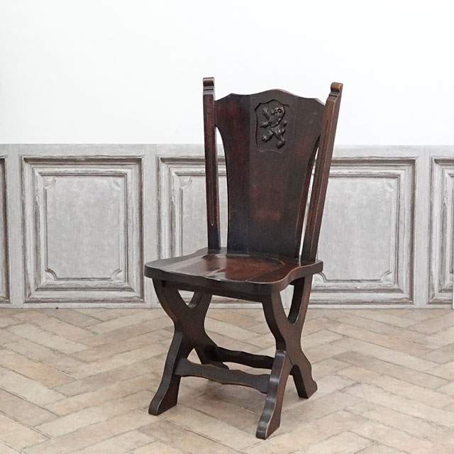 1930年頃 オーク材 オランダ アンティーク・チェア antique65344b