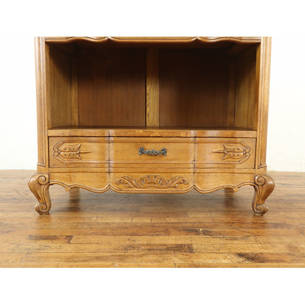 ☆送料無料☆ アンティーク　キャビネット 1930年頃 オーク材 フランス アンティーク・キャビネット antique65363