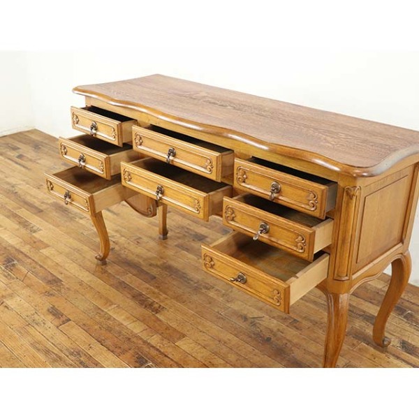 1930年頃 オーク材 フランス アンティーク・デスク antique65366