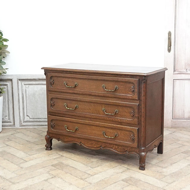 1930年頃 オーク材 フランス アンティーク・チェスト antique65375