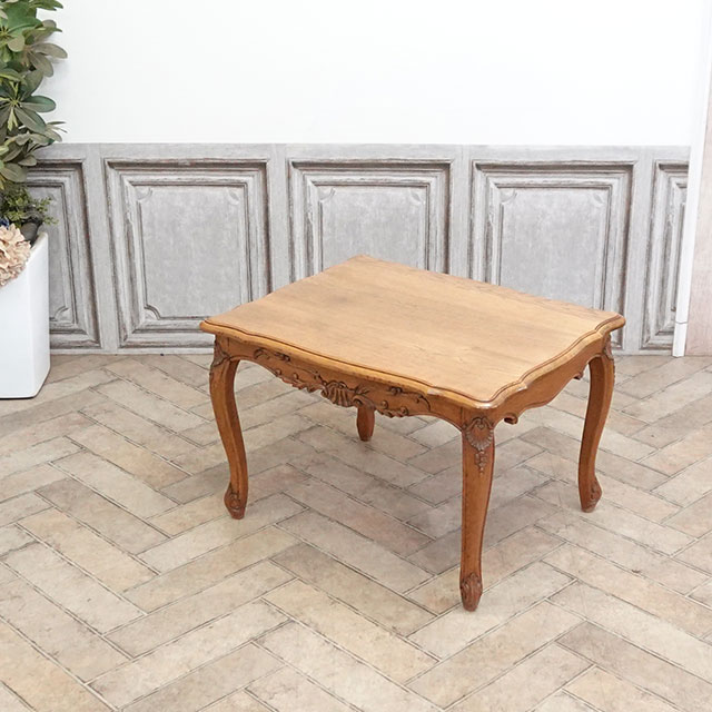 1930年頃 オーク材 フランス アンティーク・コーヒーテーブル