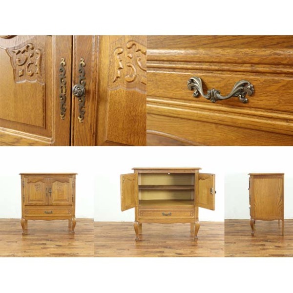 1940年頃 オーク材 フランス アンティーク・キャビネット antique65392