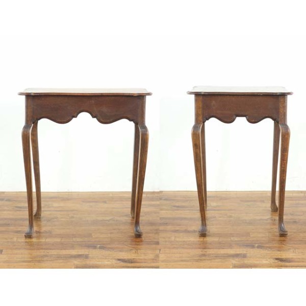 1920年頃 オーク材 フランス アンティーク・サイドテーブル