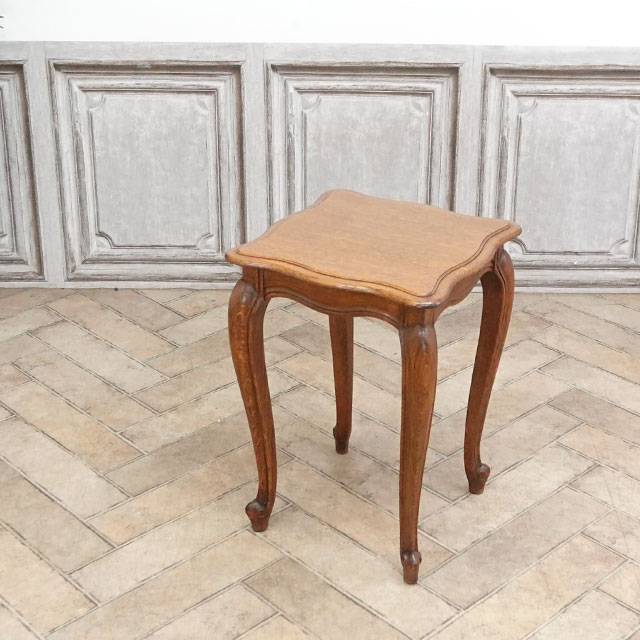 1940年頃 オーク材 フランス アンティーク・サイドテーブル