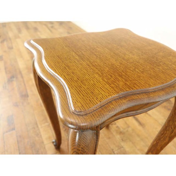 1940年頃 オーク材 フランス アンティーク・サイドテーブル